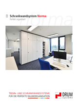 Norma Schrankwandsystem Broschüre